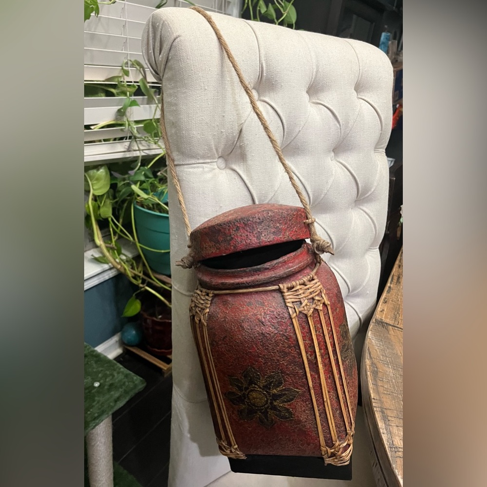 Bamboo Rice Container With Lid - Picture 1 of 13